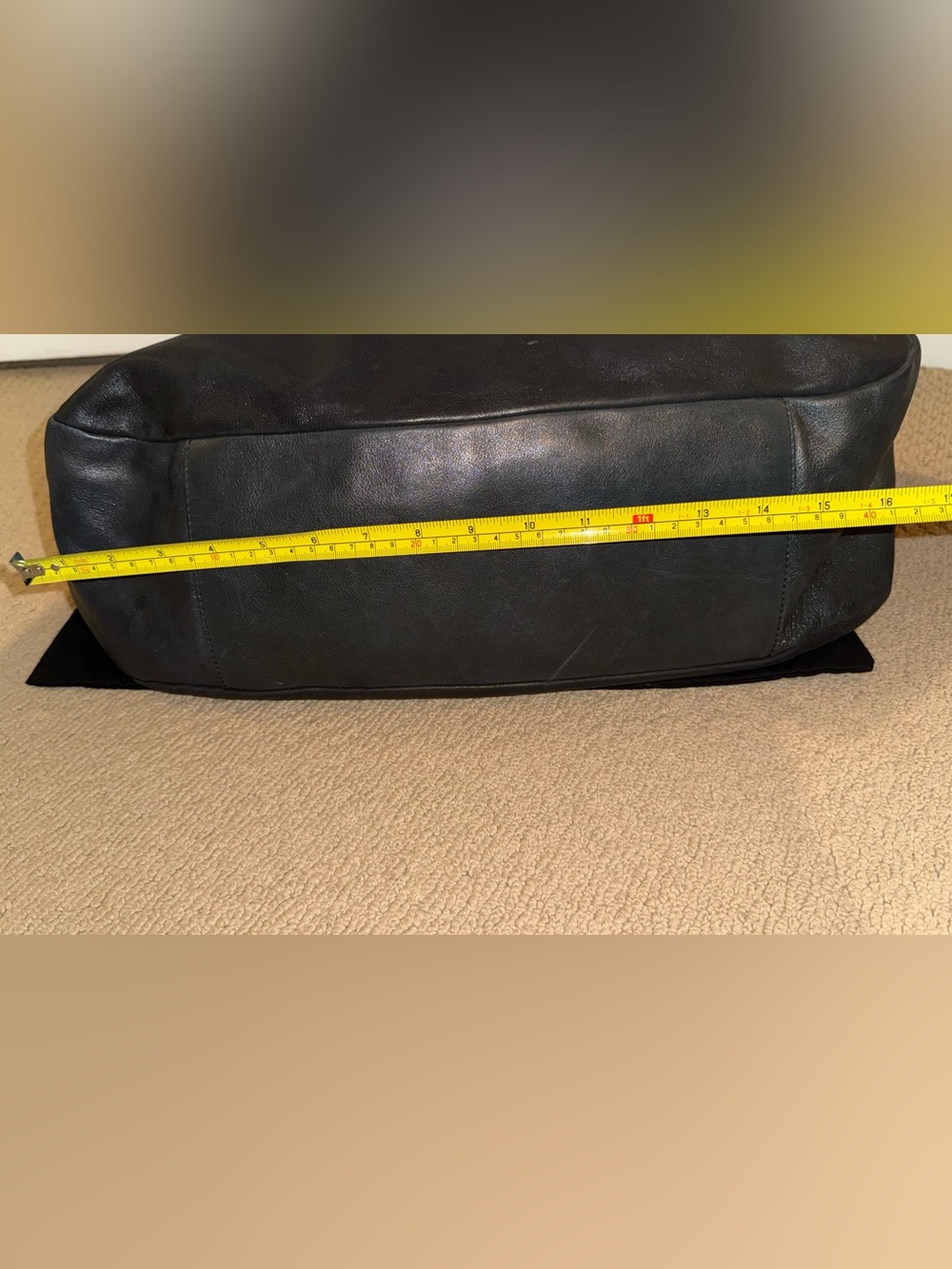 Authentic Chanel Black Soft Edgy Hobo bag purse lambskin leather CC - Picture 7 of 16
